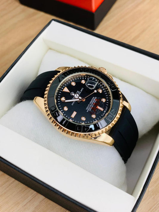 Yacht Master Men Watch | Rosegold