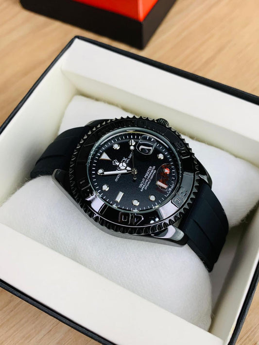 Yacht Master Men Watch | Full Black