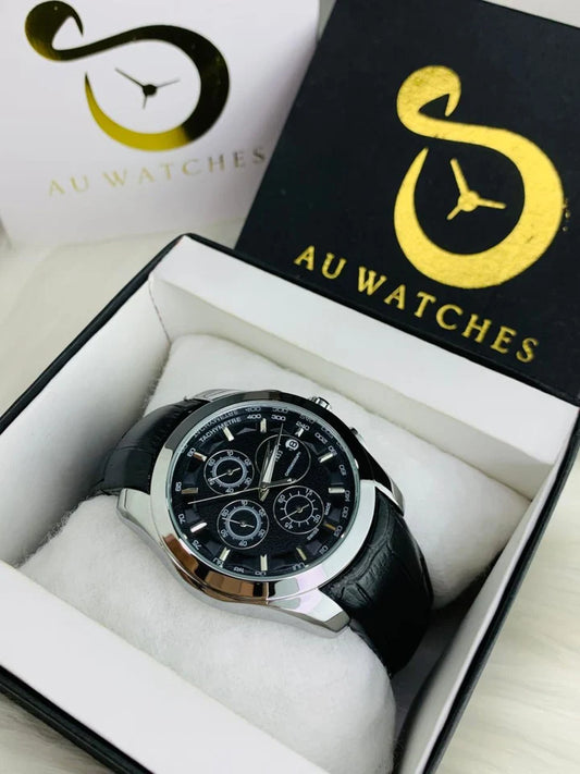 Branded Chronograph working Watch (Black)