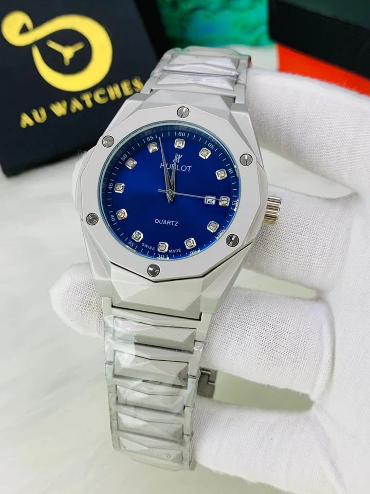 Hublot Cut Diamond Chain | Blue